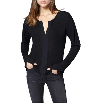 Sanctuary Clothing Womens Knit Pullover Blouse