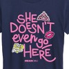 Women's - Mean Girls - She Doesn't Even Go Here Short Sleeve Graphic T-Shirt - 2 of 4
