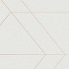 Balance White and Rose Gold Geometric Paste the Wall Wallpaper - 4 of 4