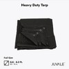 Juvale 6x6 Heavy Duty Tarp for Camping, Protective Outdoor Cover with Grommets and Carrying Case, Waterproof, Ideal for Outdoor - 2 of 4