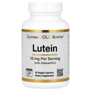 California Gold Nutrition Lutein, 90 Veggie Capsules - 1 of 4