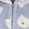 Carter's Just One You® Baby Boys' 3pc Bears Faux Shearling Sweatshirt with Long Sleeve Bodysuit and Pants Set - Blue - 4 of 4