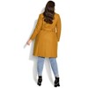 Women's Plus Size Abigail Coat - caramel | CITY CHIC - 4 of 4