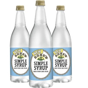 Rose’s Simple Syrup 3 Pack 1 Liter Bottle, | Perfect for Cocktails, Beverages, and Mixers - 1 of 2