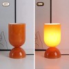 9'' Height Glass Table Lamp for Bedroom, Living Room, Dining Room, Office, Hourglass Shape - 2 of 4