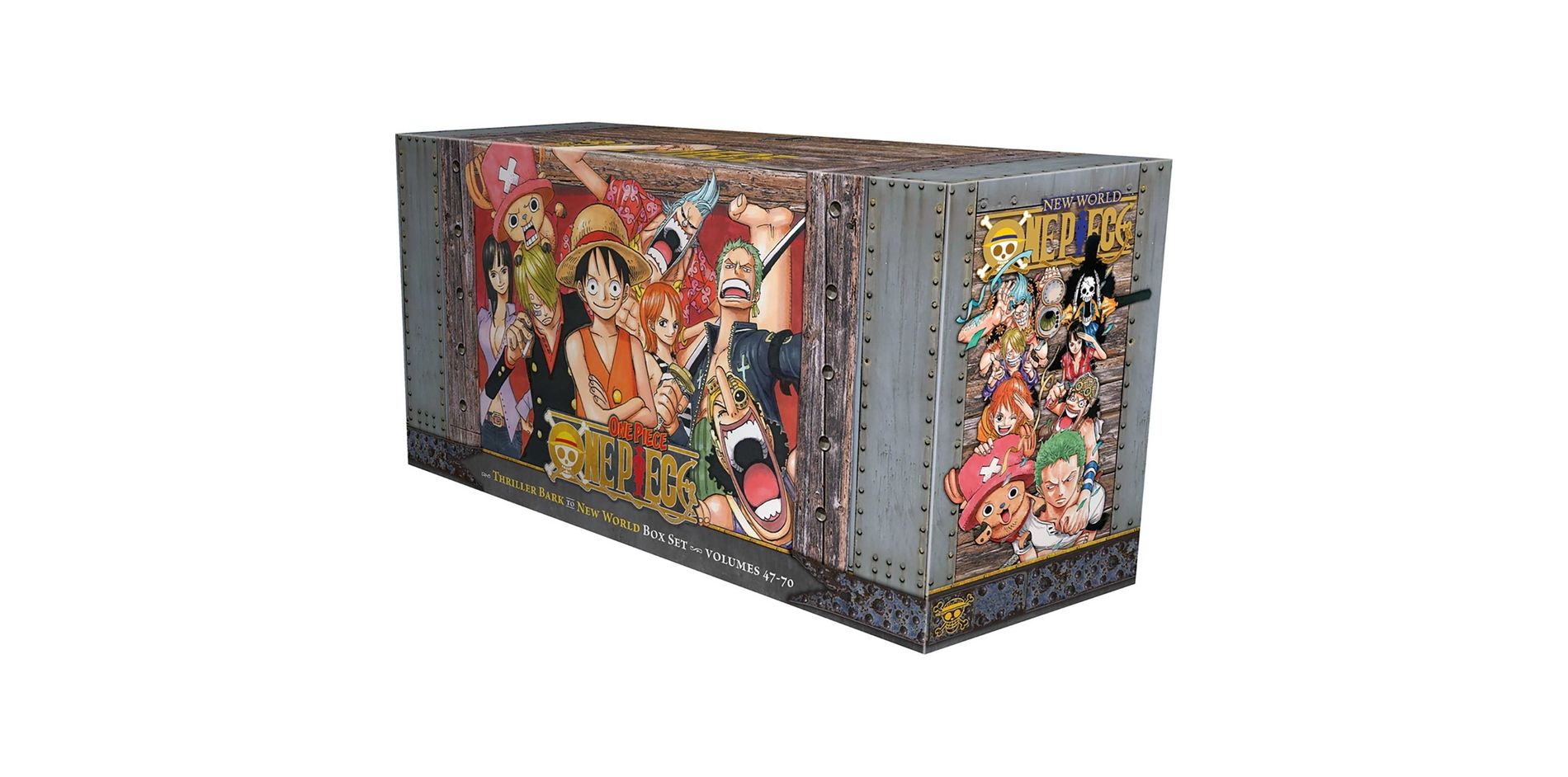One Piece Box Set 3: Thriller Bark to New World - (One Piece Box Sets) by  Eiichiro Oda (Paperback)