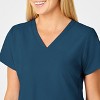 Wink W123 Women's Flex Back Stylized V-Neck Scrub Top - 4 of 4
