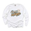Simply Sage Market Women's Retro Happy Hanukkah Distressed Long Sleeve Garment Dyed Tee - 2 of 3