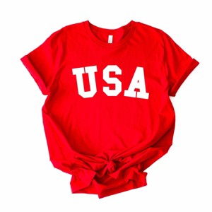 Simply Sage Market USA Bold Short Sleeve Tee - 1 of 4