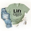 Simply Sage Market Women's Lift Like A Girl Short Sleeve Graphic Tee - 3 of 4