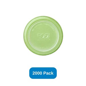 Eco-Products Lid for 2-4 oz Compostable Portion Cup Green PLA By Eco-Products - Case of 2000 - 1 of 2