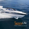 SereneLife 4 Bow Bimini Top Boat Cover - Blue Marine-Grade 600D Polyester Canvas, UV Resistant. - 3 of 4