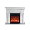 46" Fireplace Cabinet TV Stand with 3D LED Flames, Overheat Safety Protection, and Energy-Saving Heating for Living Room - 4 of 4