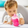 LunaLulinlk (4 pack) Trainer Sippy Cup, 8 oz, Pink, Unisex - 3 of 4