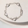 Girls' Heart Charm Bracelet Sterling Silver - In Season Jewelry - 4 of 4