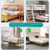 MaseiKar Bedside Shelf for Bed, Foldable Bunk Bed Shelf Organizer for Room Essentials Clip On Nightstand Bed Side Shelf Tray - 2 of 4