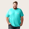 Dalix Ghost Embroidered Soft Cotton Short Sleeve T Shirt Mens - 4 of 4