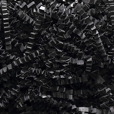 Box Partners Crinkle Paper 10 lb. Black 1/Case CP10U