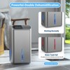 Vinburg 2.5L Portable Dehumidifier for 300 Sq. Ft Home with Colorful LED Lights, Quiet, High-Efficiency Air Dryer with Safety Alerts, Silver Gray - 4 of 4