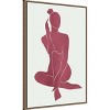 Amanti Art Henri Matisse Minimal Woman No 3 by Jay Stanley Framed Canvas Wall Art - 3 of 4