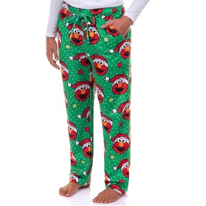 Sesame Street Elmo Pajamas Women's Ornament Design Lounge Sleep Pants - 1 of 4