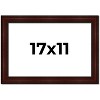 PosterPalooza | Distressed Brown Picture Frame - UV Acrylic, Backing Board, Hanging Hardware Included - 2 of 4