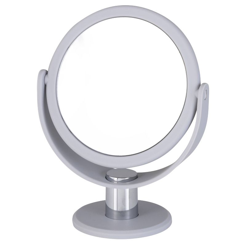 5" Vanity Rubberized 1X-10X Magnification Mirror - Home Details, 1 of 6