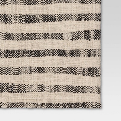 2pk Placemat Khaki/Black Striped - Threshold™