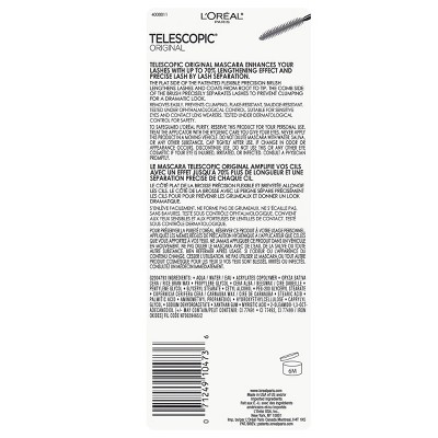 L'Oreal Paris Telescopic Original Lengthening Mascara - 915 Black Brown - 0.27 fl oz