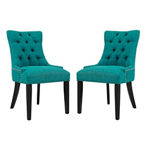 ModwayRegent Dining Side Chair Fabric Set of 2 - 1 of 4