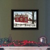 Gulches Series "Lover's Knot Quilt Block Barn" in by Billy Jacobs 1 Piece Black Frame Print Modern Home Decor Poster Art Print 15 in. x 1 in. - 2 of 4