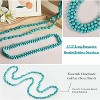 2-Pack Turquoise Bead Necklace - 47.5" Long Multi-Strand Layered Knotted Jewelry - 2 of 4