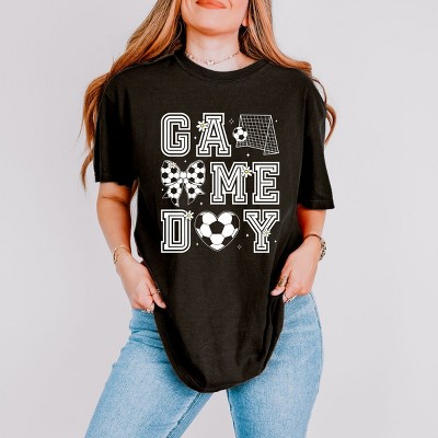 Simply Sage Market Soccer Game Day Flower Garment Dyed Tee