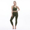 Rib V-Neck Cropped Tank - LEZAT - 2 of 4