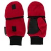 CTM Kids' and Teens' Fleece Convertible Fingerless Winter Mitten / Gloves - 4 of 4