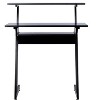 Monoprice Recording Studio Desk with Raised Platform and Keyboard Tray, Studio Workstation, Stable & Lightweight, For Home Studio - Stage Right Series - 2 of 4
