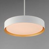 ET2 Lighting Echo 1 - Light Pendant in  White/Gold - 2 of 4