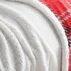 Catalonia Plaid Fleece Throw Blanket, Super Soft Warm Snuggle Christmas Holiday Throws for Couch Cabin Decro, Checkered, 50x60 inches - 4 of 4