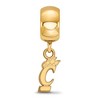 Black Bow Jewelry 14k Yellow Gold Plated Sterling Silver Cincinnati Bearcats NCAA Bead Charm - 2 of 4