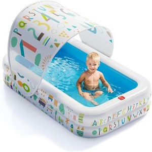 Probe Hues Inflatable Kiddie Pool with Canopy Soft Cushioned Floor for Kids - 1 of 3