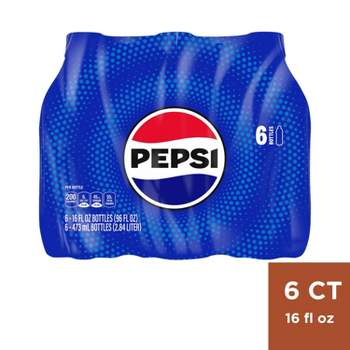 Pepsi Cola Soda - 6pk/16 fl oz Bottles