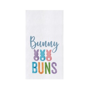 C&F Home "Bunny Buns" Easter Rabbit Spring Theme Kitchen Dishtowel - 1 of 4