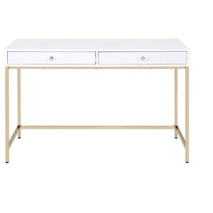 PAGED Modern Office Desk,Writing Desk with 2 Storage Drawers,Computer Desk for Home,Office,Workshop - 1 of 4