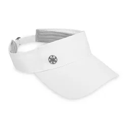 Gaiam Classic Fitness Visor Hat - White