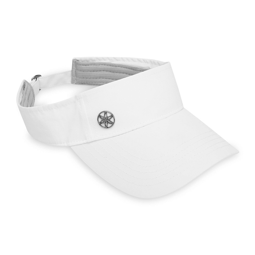Gaiam Classic Fitness Visor Hat - White