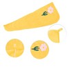 Unique Bargains Women Soft Flowers Hair Towel 1 Pc - 3 of 3