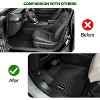 All-Weather Floor Mats for 2022–2025 Hon da Civic – Heavy Duty TPE Floor Liners, Anti-Skid, Custom Fit, Black - 4 of 4
