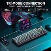 AULA F108 Pro Tri-Mode Wireless Mechanical Keyboard, Full Size, RGB, Knob & Smart Screen - 3 of 4