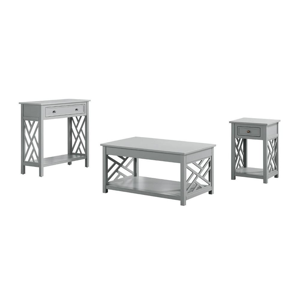 Photos - Coffee Table 36" Middlebury , End Table and Console Table Gray - Alaterre F