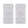 MAYEERTY Wall Decoration Carved Wood 2 piece Interior - 4 of 4